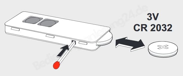 Mini Novotron 522 Batterie Wechseln