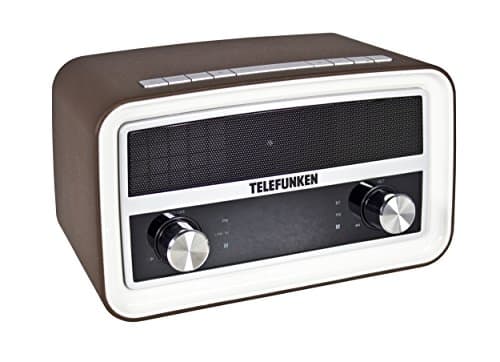 UKW-Radio, Dual Alarm, Sleep-Timer, USB-Ladefunktion, dimmbar Telefunken R1001B Bluetooth-Radiowecker 