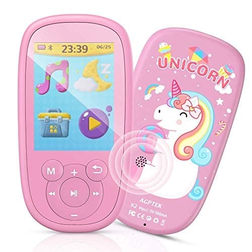 AGPTek K2 Kinder MP3-Player (Einhorn)