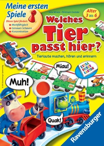 Ravensburger 21423 - Welches Tier passt hier