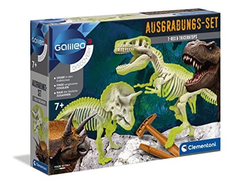Clementoni Ausgrabungs-Set T-Rex & Triceratops