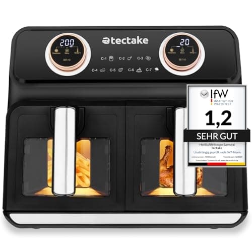 tectake Heißluftfritteuse XXL