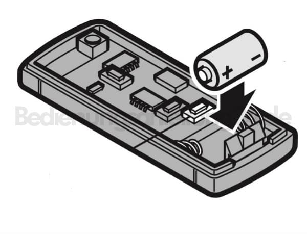 Hörmann Handsender Batterien wechseln